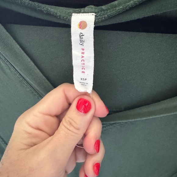 Anthropologie daily practice long sleeve xs oversized hoodie dress - Picture 6 of 11